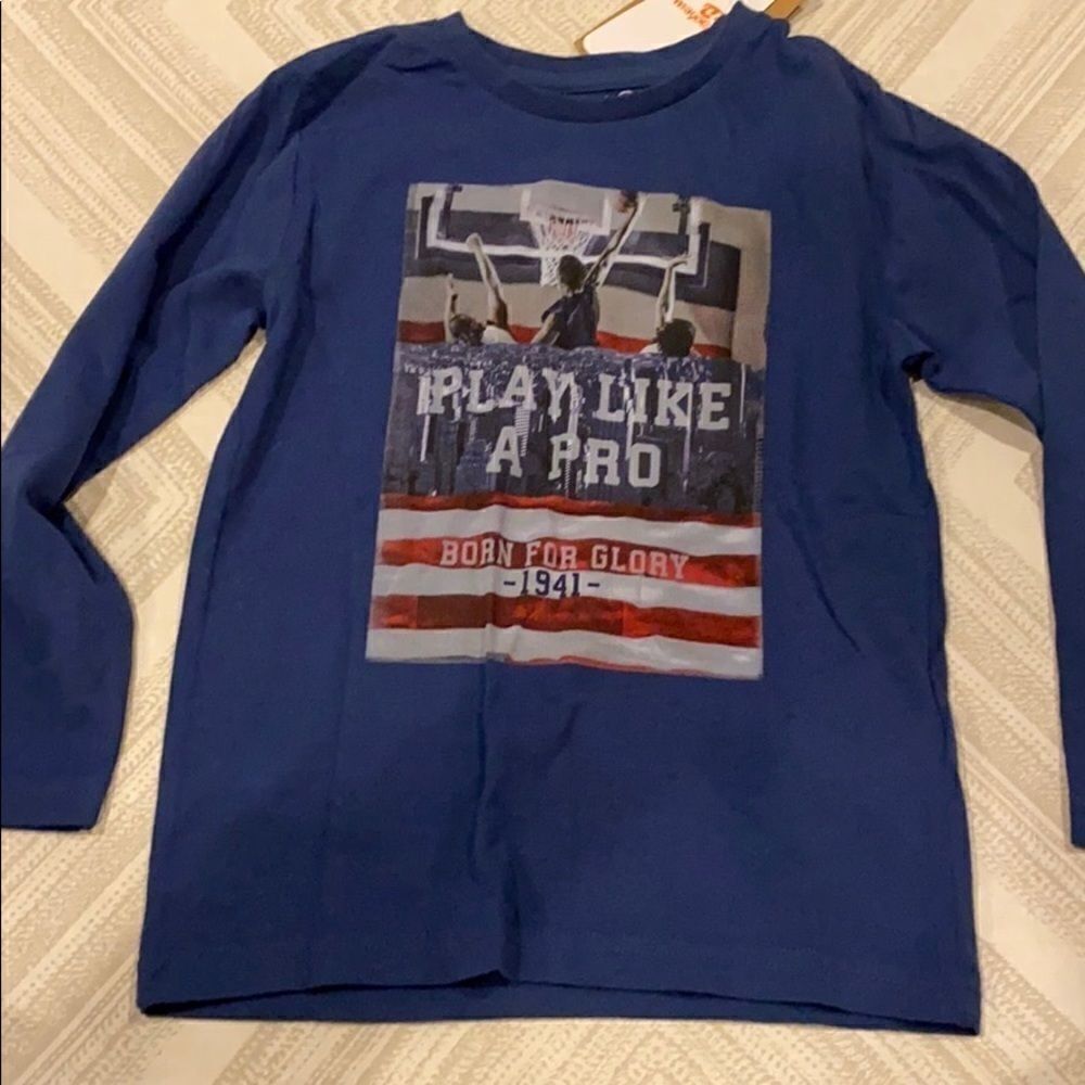 Mayoral Blue Boys ‘Play like a Pro” Long Sleeve T